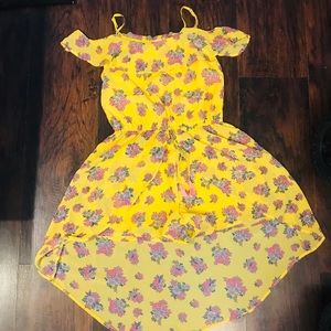 A dress with a built in shorts.